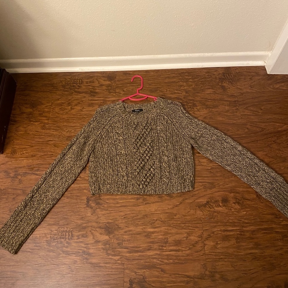 Cable knit sweater